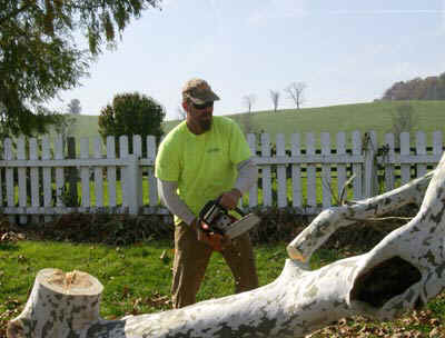 Deane hard at work